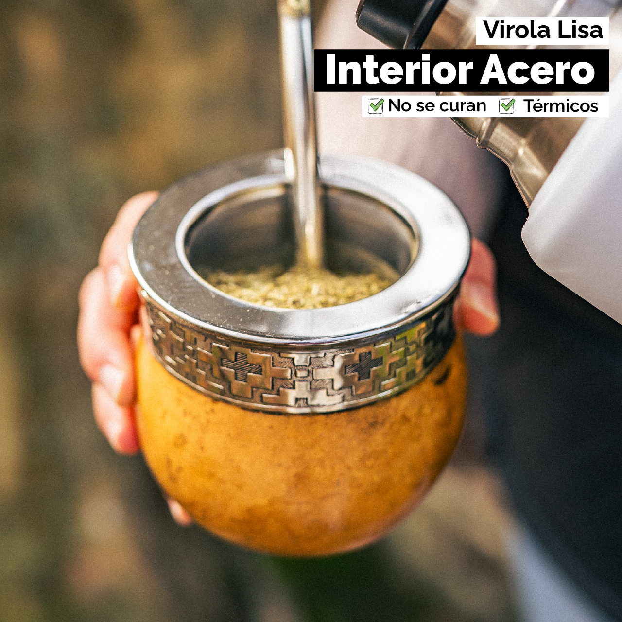 Mate Imperial Criollo (Acero Térmico) - Virola Acero