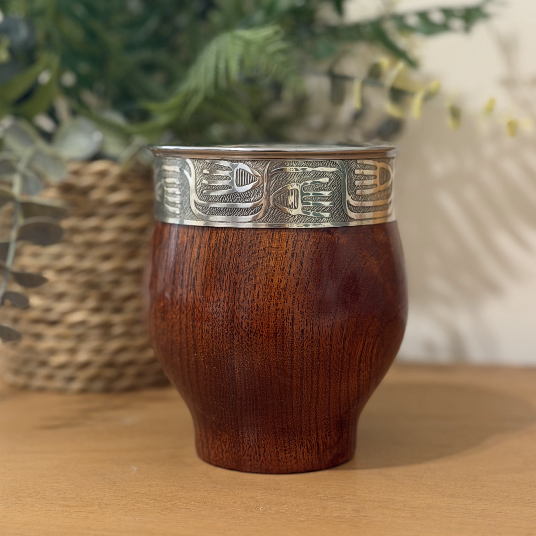 Full Gift Box - Imperial Style (Wood) Mate Cup