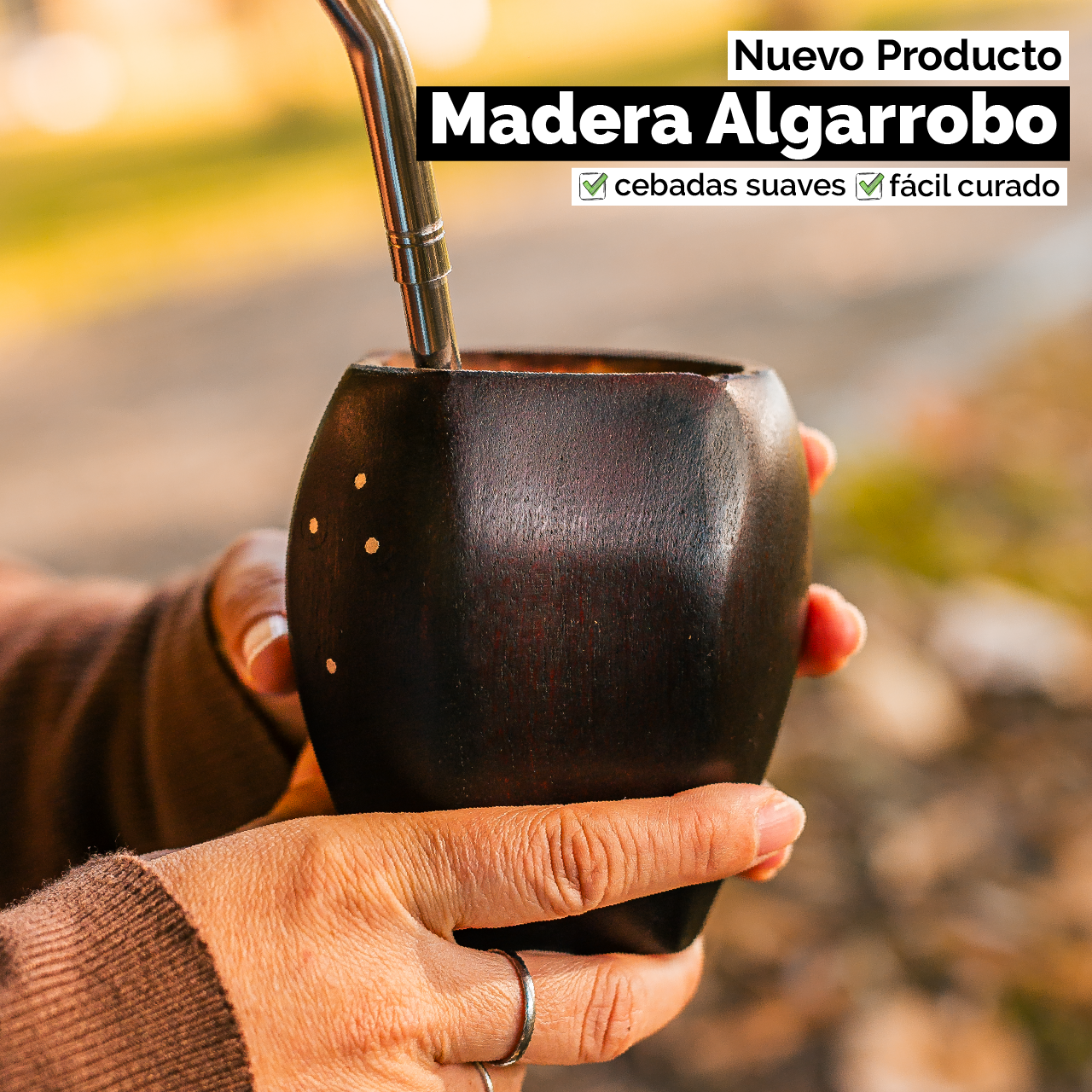 Mate Ranchero Rupestre (Madera) - Rústico