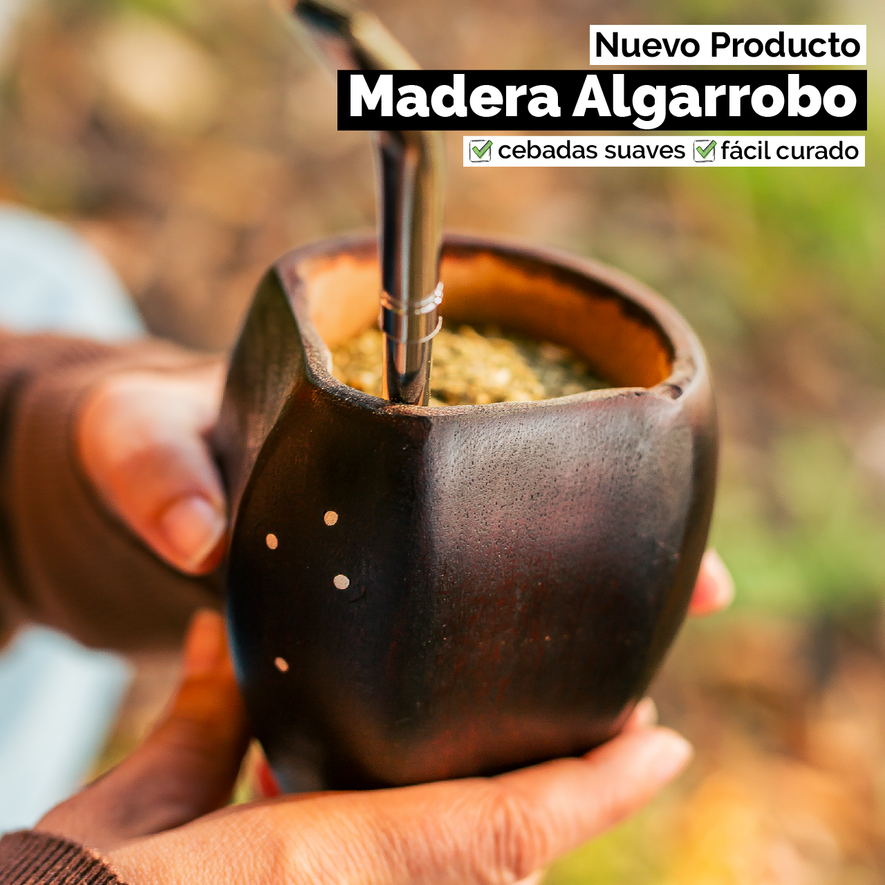 Mate Ranchero Rupestre (Madera) - Rústico