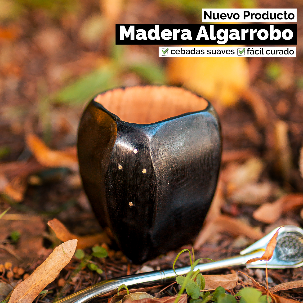 Mate Ranchero Rupestre (Madera) - Rústico
