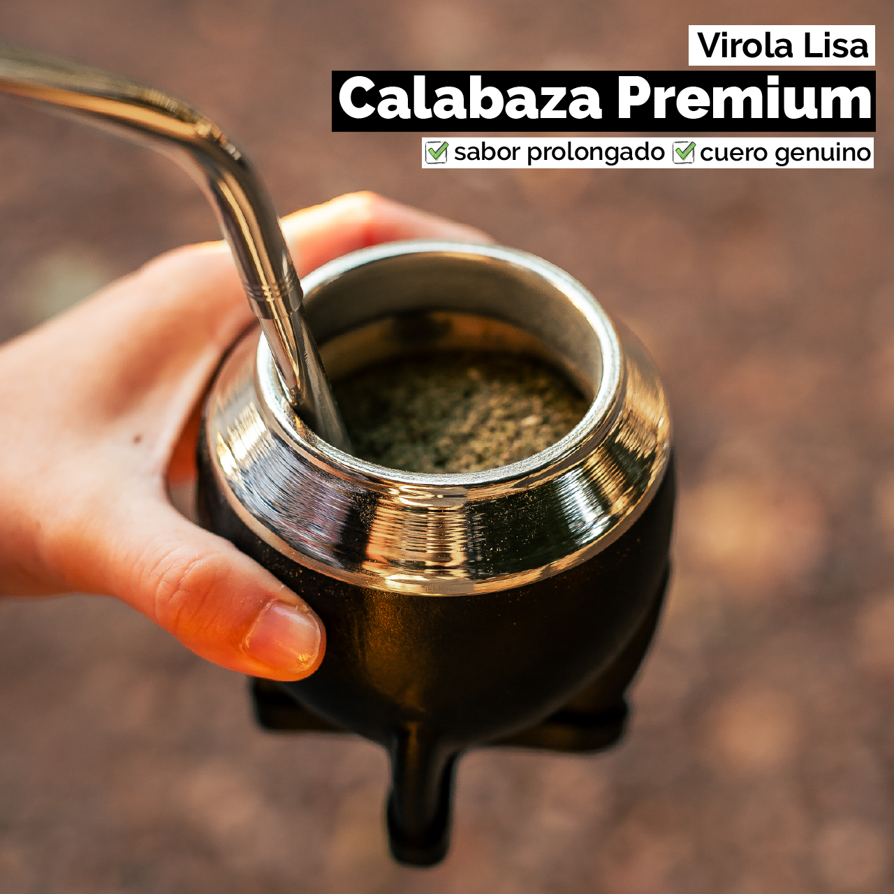 Mate Torpedo (Calabaza) - Virola Alpaca