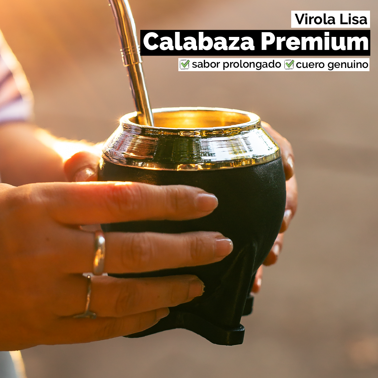Mate Torpedo (Calabaza) - Virola Alpaca