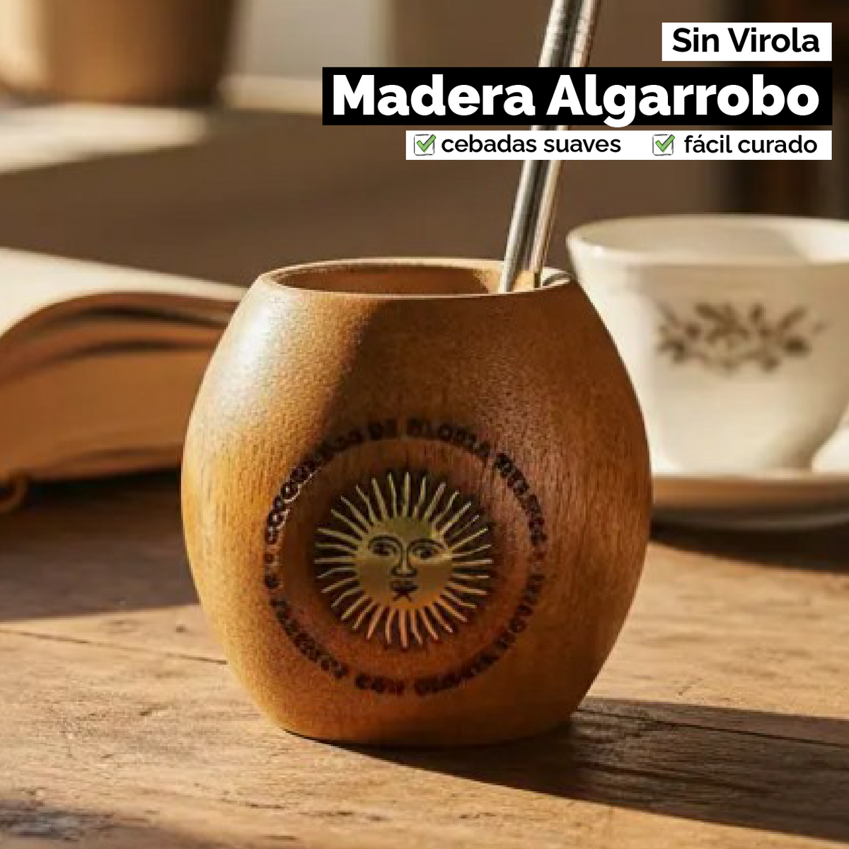 Mate Coronados de Gloria (Madera) - Sol de Mayo