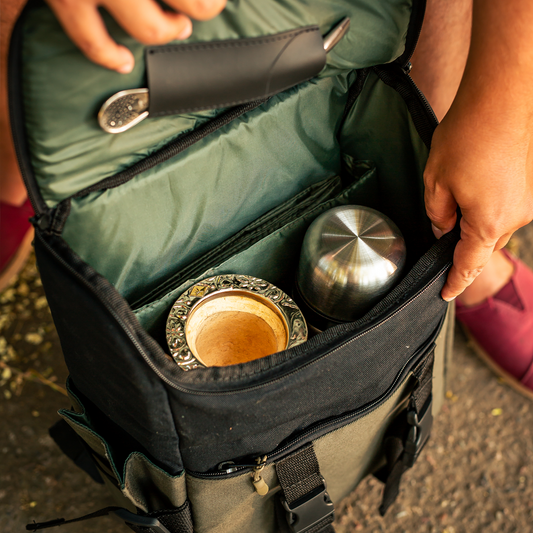 Mochila Matera con Divisiones - Tela Gabardina