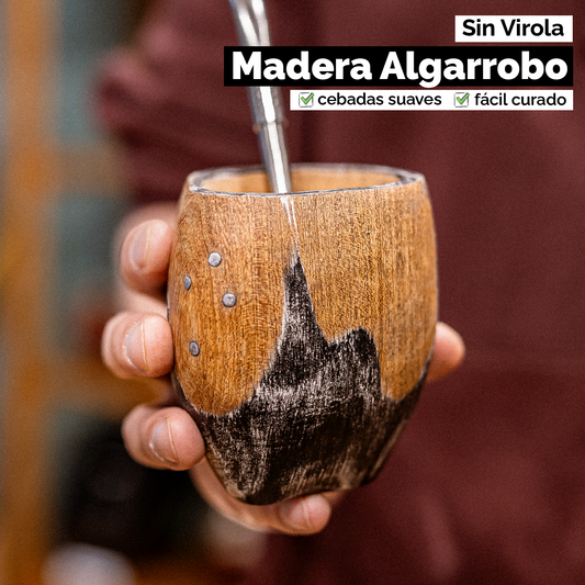 Mate Ranchero Cruz (Madera) - Black & White
