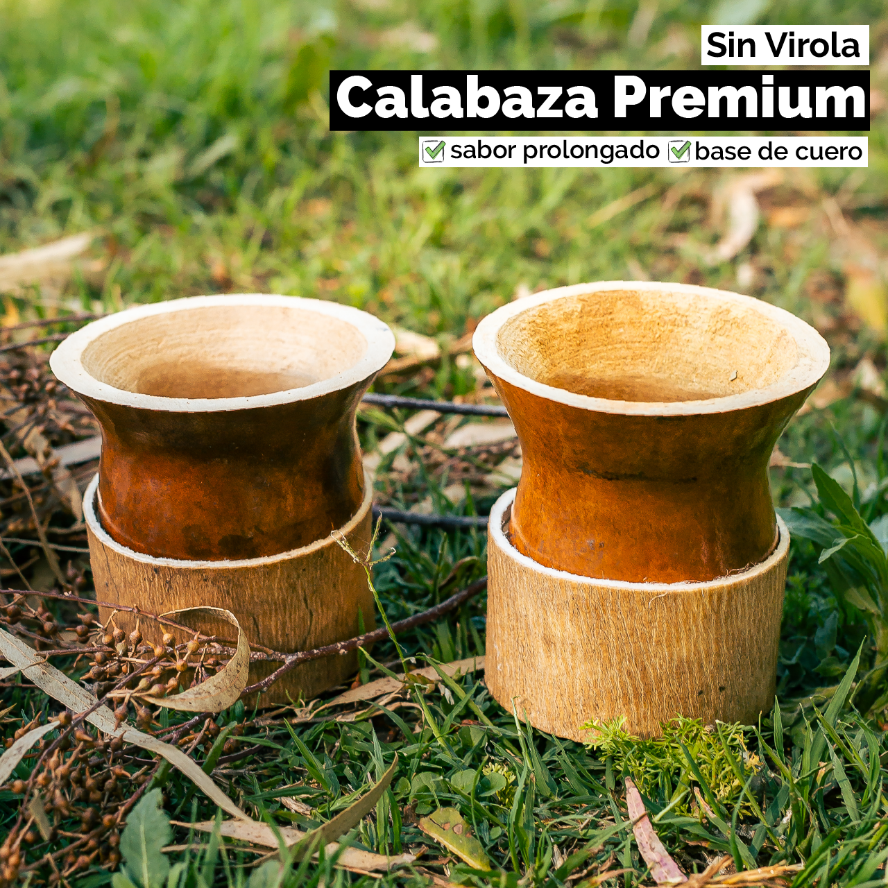 Mate Calabaza Criollo (con base regulable) - Sin virola