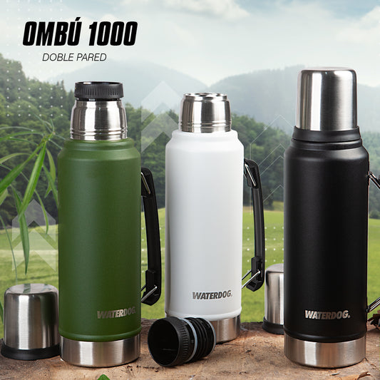 1 LT Stainless Steel Vacuum Thermos - Waterdog OMBU